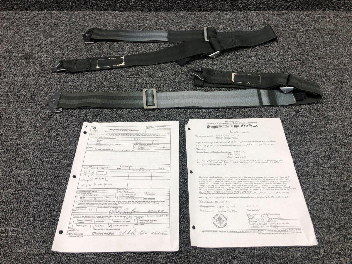 Kosola and Associates SH8458-01-3 Kosola and Associates Shoulder Harness Assembly W/ STC and 337