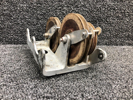 Beechcraft Parts 35-524126 Beechcraft 35 Forward Elevator Control Bracket W/ Pulleys