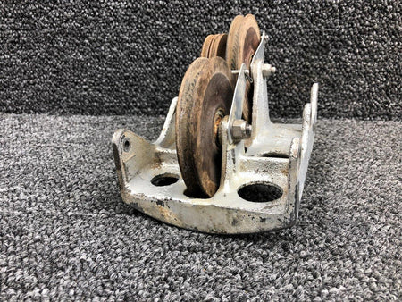 Beechcraft Parts 35-524126 Beechcraft 35 Forward Elevator Control Bracket W/ Pulleys