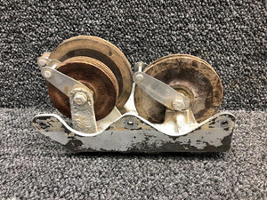 35-524126 Beechcraft 35 Forward Elevator Control Bracket with Pulleys