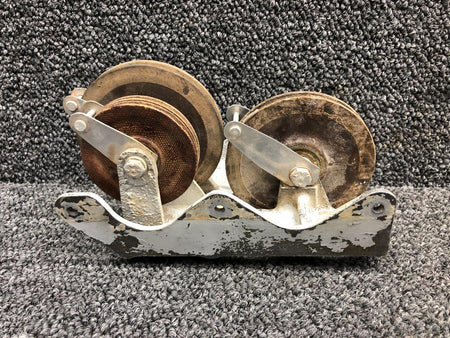 Beechcraft Parts 35-524126 Beechcraft 35 Forward Elevator Control Bracket W/ Pulleys