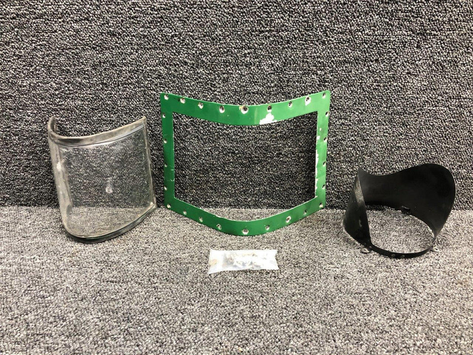 Beechcraft Parts 35-115210-11 / 35-115136-3 Beech 35 Wing Landing Light Frame RH W/ Lens