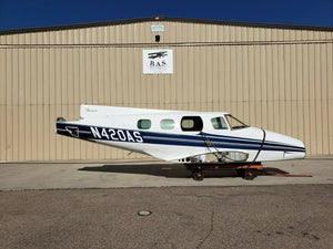Beechcraft B60 Fuselage w Bill of Sale, Data Tag, and Airworthiness