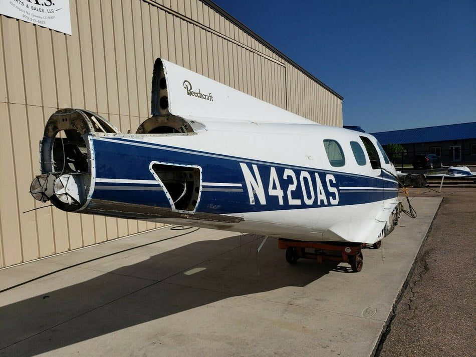 Beechcraft B60 Fuselage w Bill of Sale, Data Tag, and Airworthiness