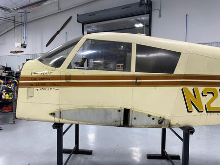Piper Aircraft Parts Piper PA28-160 Fuselage W/ AW, BOS, Data Tag and Log Books FIREWALL 63284-002