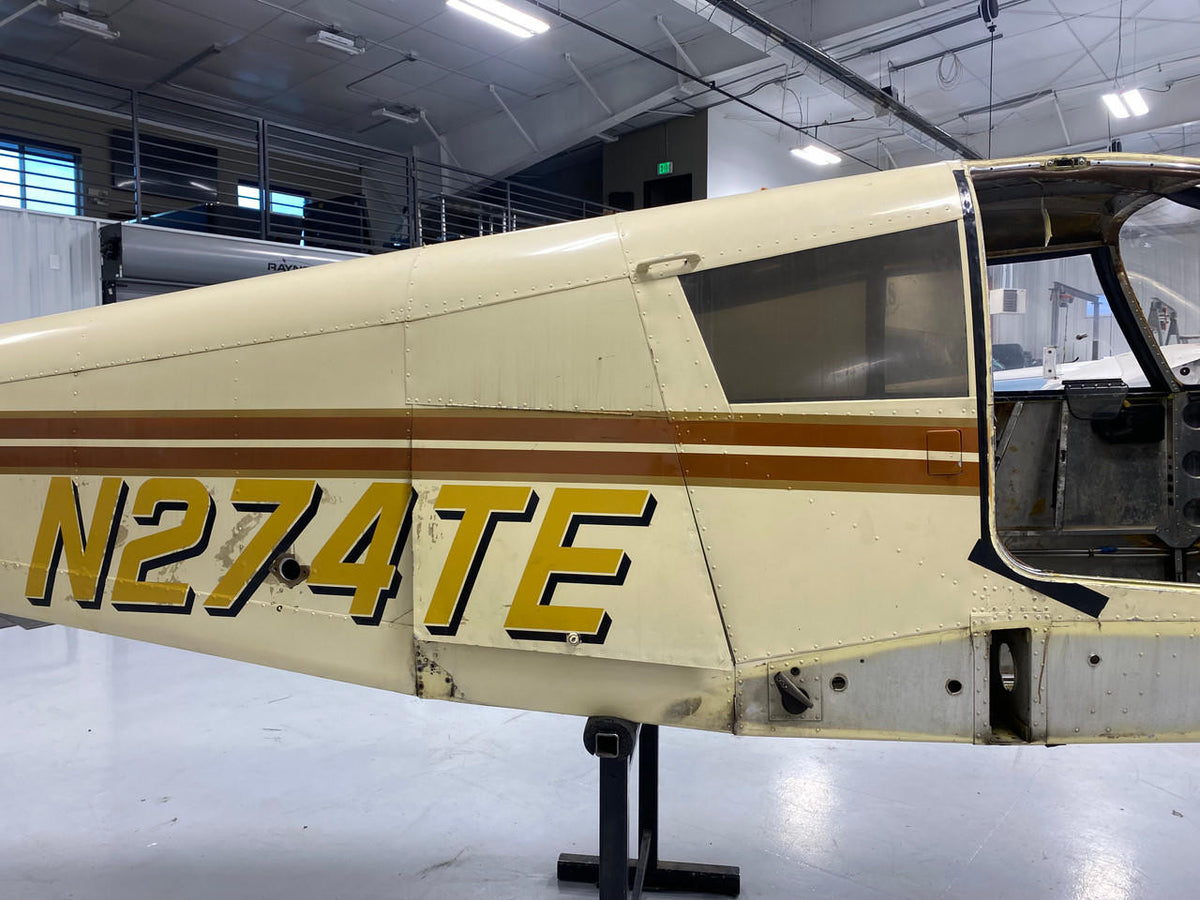 Piper Aircraft Parts Piper PA28-160 Fuselage W/ AW, BOS, Data Tag and Log Books FIREWALL 63284-002