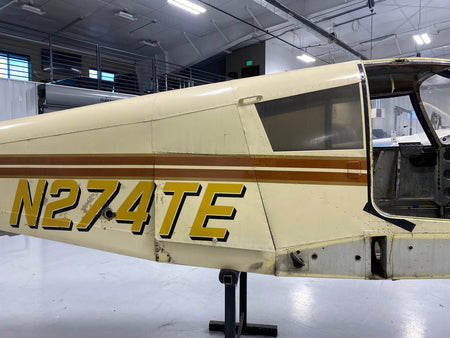 Piper Aircraft Parts Piper PA28-160 Fuselage W/ AW, BOS, Data Tag and Log Books FIREWALL 63284-002