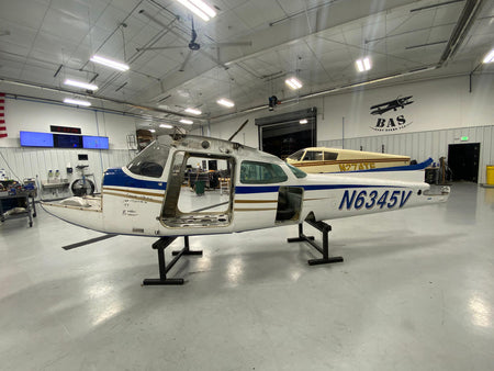 Cessna 172RG Fuselage W/ Paperwork, Data Tag & Log Books (FIREWALL: 2453000-200) BAS Part Sales | Airplane Parts