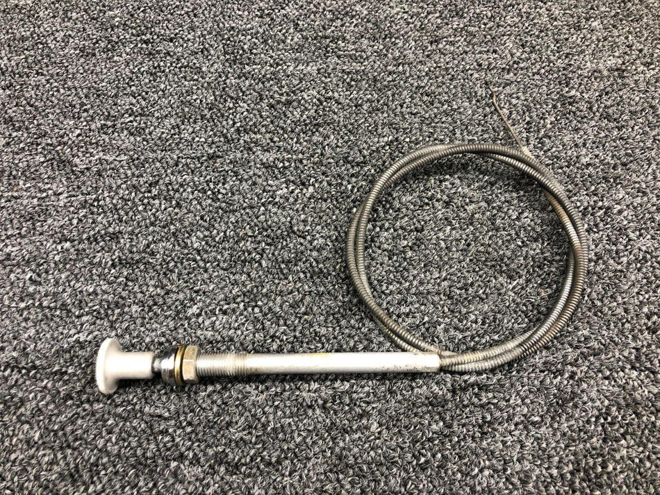 Mooney Aircraft Parts and Accessories 653-032-10 Mooney M20E Parking Brake Control Cable Length 43-1/4