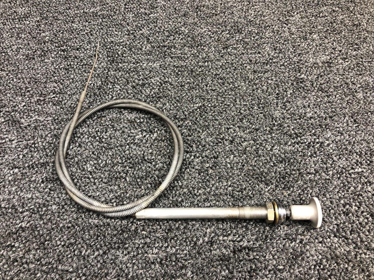 Mooney Aircraft Parts and Accessories 653-032-10 Mooney M20E Parking Brake Control Cable Length 43-1/4