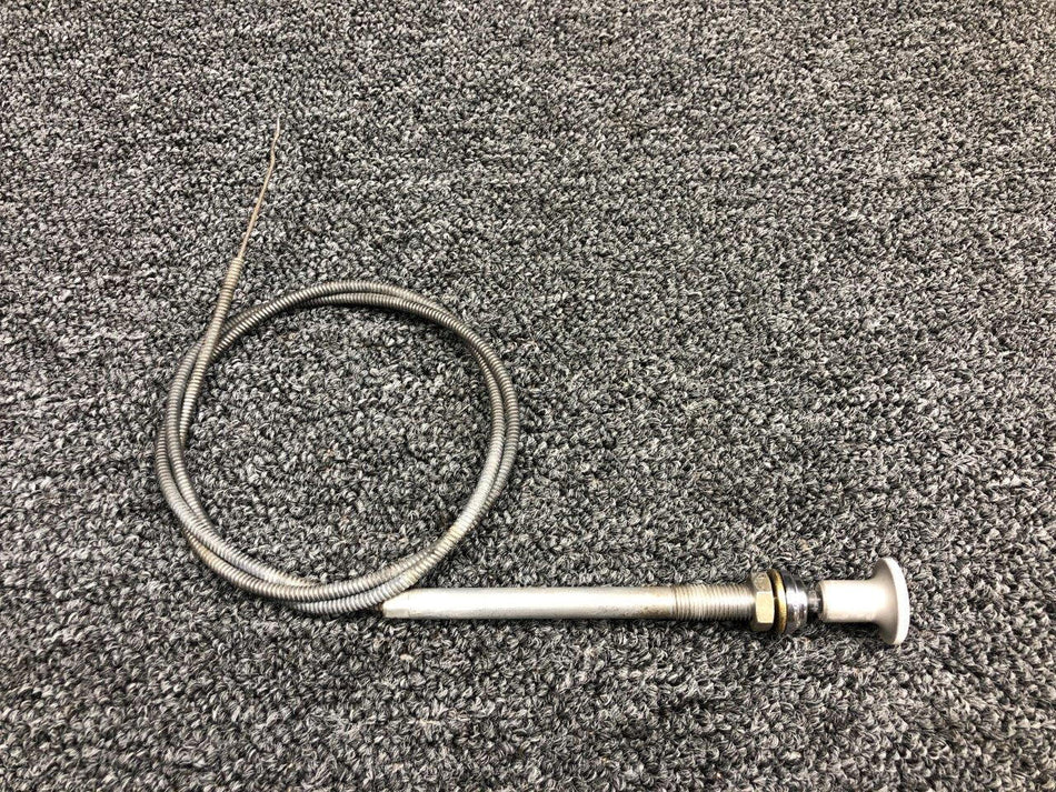 Mooney Aircraft Parts and Accessories 653-032-10 Mooney M20E Parking Brake Control Cable Length 43-1/4