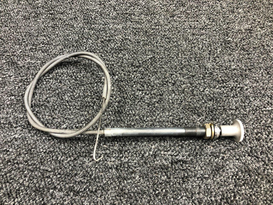 653-032-11 Mooney M20E Cabin Heat Control Cable (Length: 34-3/4") BAS Part Sales | Airplane Parts