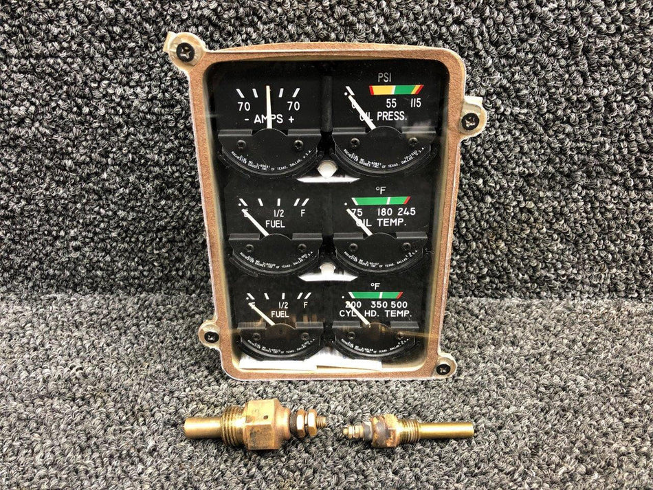 Rochester 6247-00326 ALT B144-3 Rochester Instrument Gauge Cluster W/ Probes 10-18V