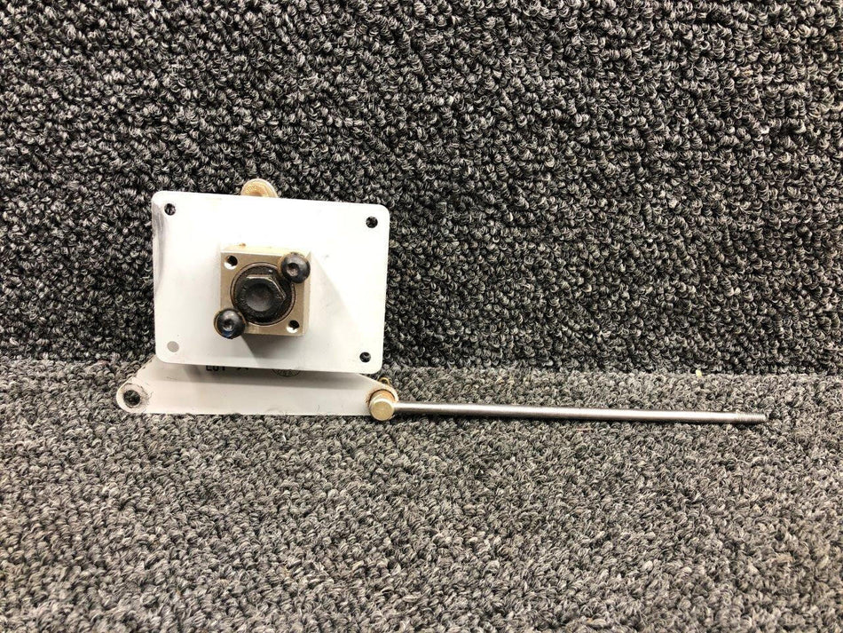 Robinson Helicopter and Airplane Parts D334-5 / D333-1 Robinson R22 Carburetor Heat Control Bellcrank W/ Plate and Block