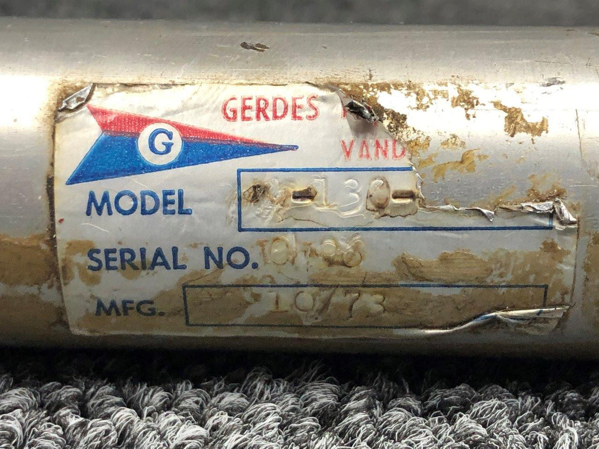 48822-2 Gerdes A-130-29 Main Gear Hydraulic Cylinder Assembly RH BAS Part Sales | Airplane Parts