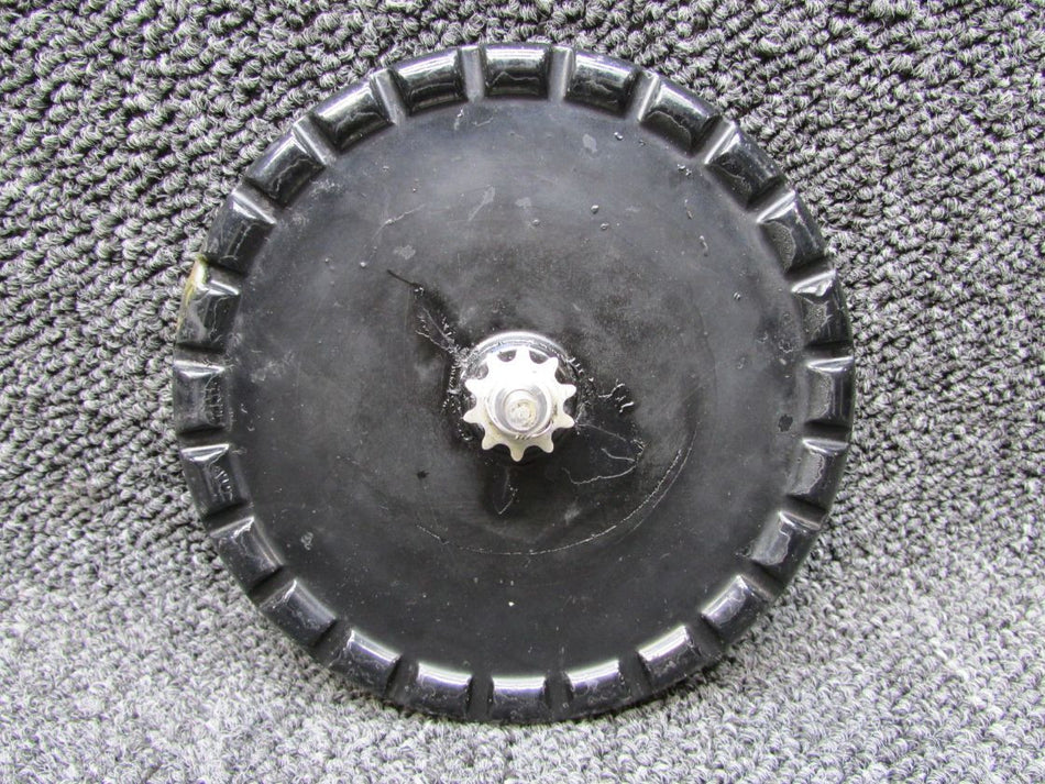 0861100-164 Cessna 402C Elevator Trim Wheel Assembly with Sprocket (Length: 6")