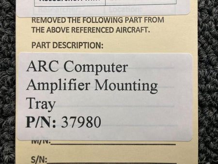 ARC 37980 ARC Computer Amplifier Mounting Tray