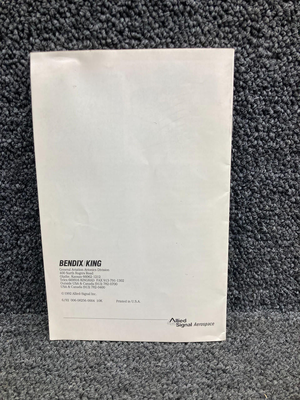 Bendix King 006-08256-0004 Bendix King KCS-55A Compass System Pilot's Guide