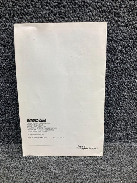 Bendix King 006-08256-0004 Bendix King KCS-55A Compass System Pilot's Guide