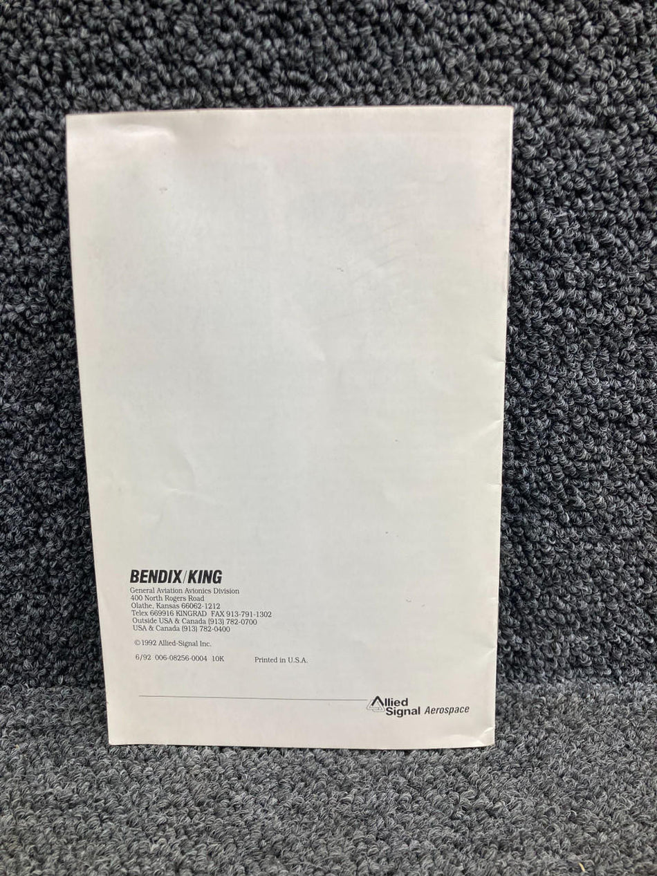 Bendix King 006-08256-0004 Bendix King KCS-55A Compass System Pilot's Guide