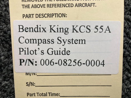 Bendix King 006-08256-0004 Bendix King KCS-55A Compass System Pilot's Guide