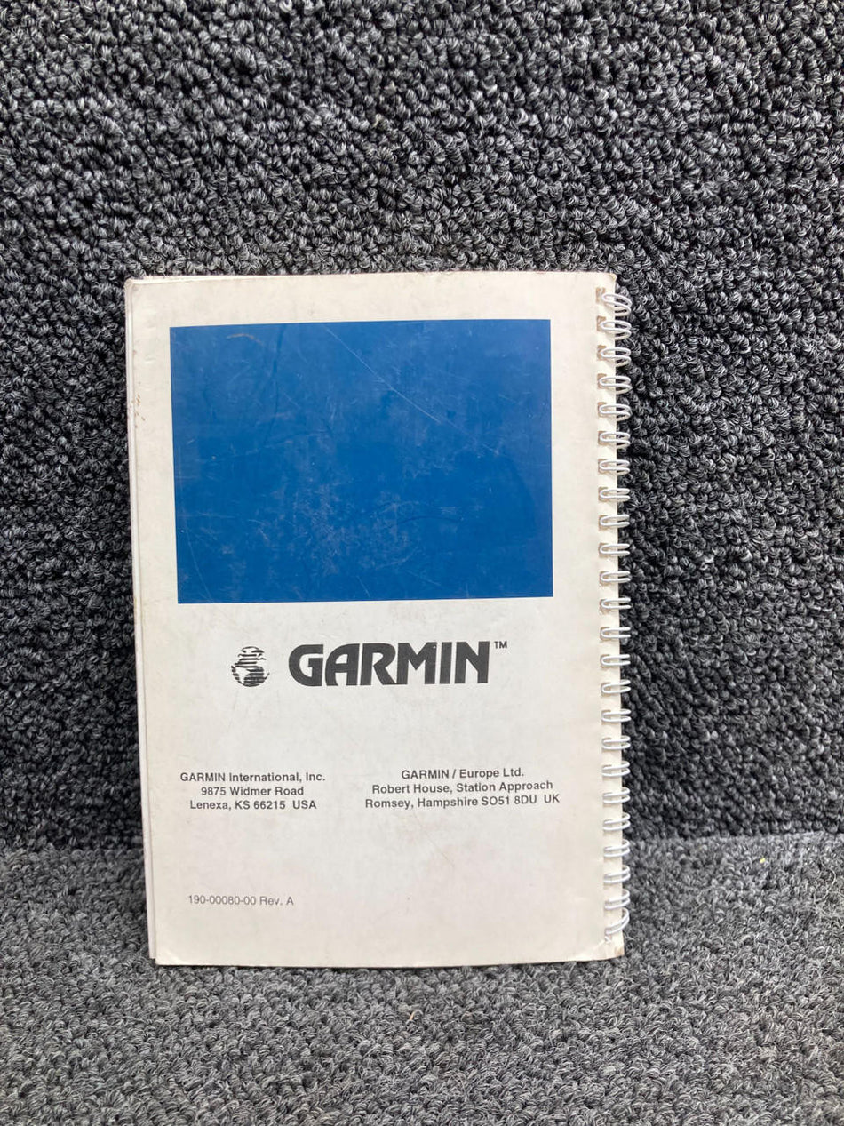 Garmin 190-00080-00 Garmin GPS95 XL Personal Navigator Owner's Manual (1994)