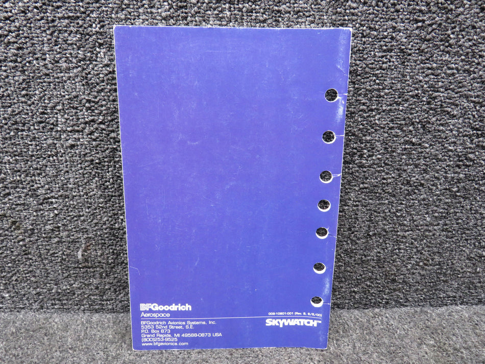 009-10801-001 BF Goodrich SkyWatch SKY497 Traffic Advisory System Pilot Guide