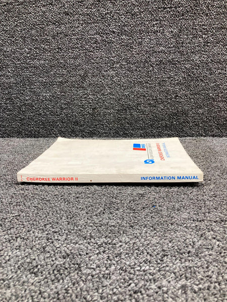 Piper Aircraft Parts 761-649 Piper Cherokee Warrior II Information Manual (1976)