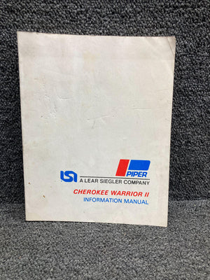 761-649 Piper Cherokee Warrior II Information Manual (1976)