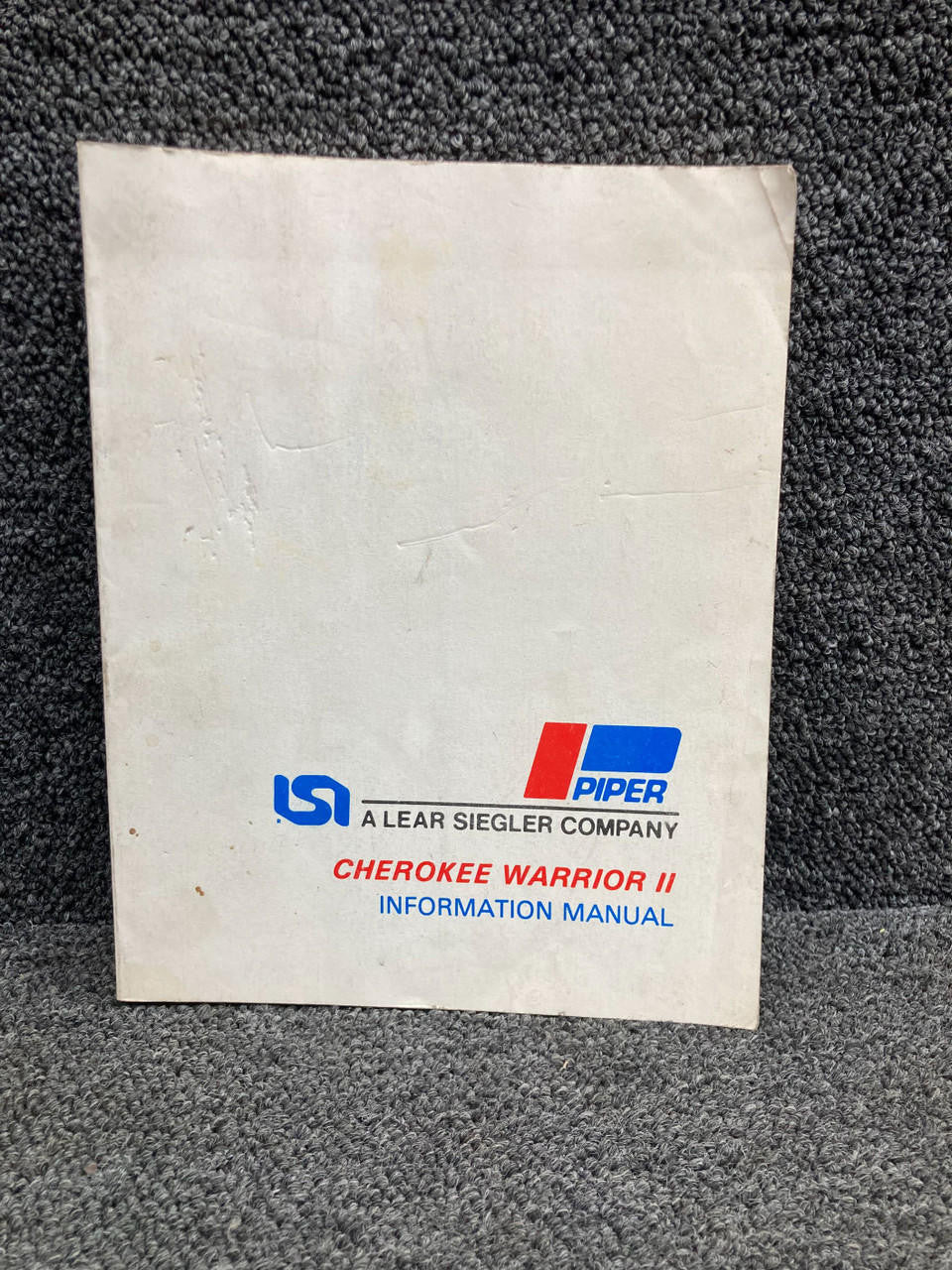 Piper Aircraft Parts 761-649 Piper Cherokee Warrior II Information Manual (1976)
