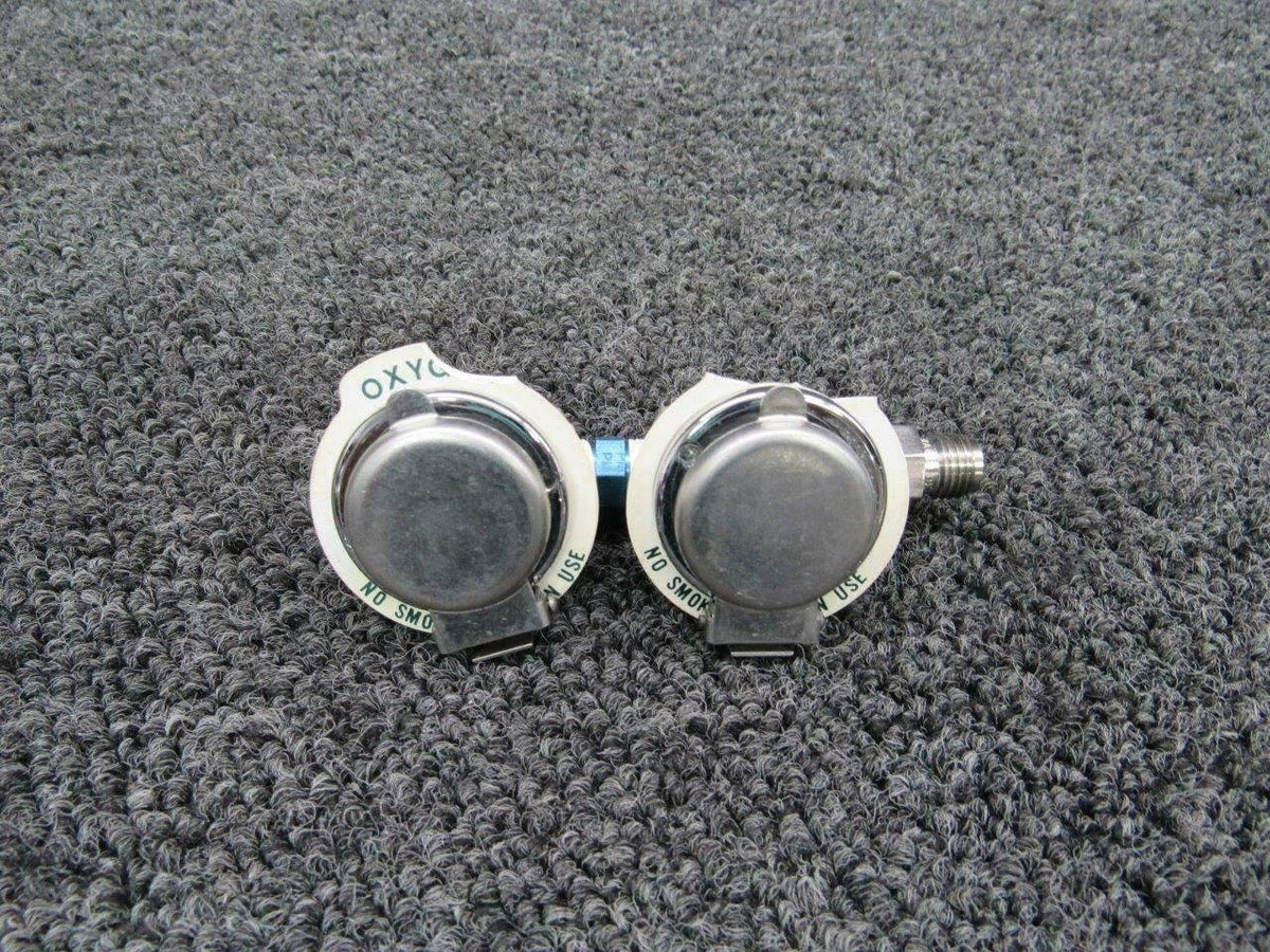 23599-21 / 23599-22 Mooney M20 Scott Oxygen Outlet Set Assy BAS Part Sales | Airplane Parts