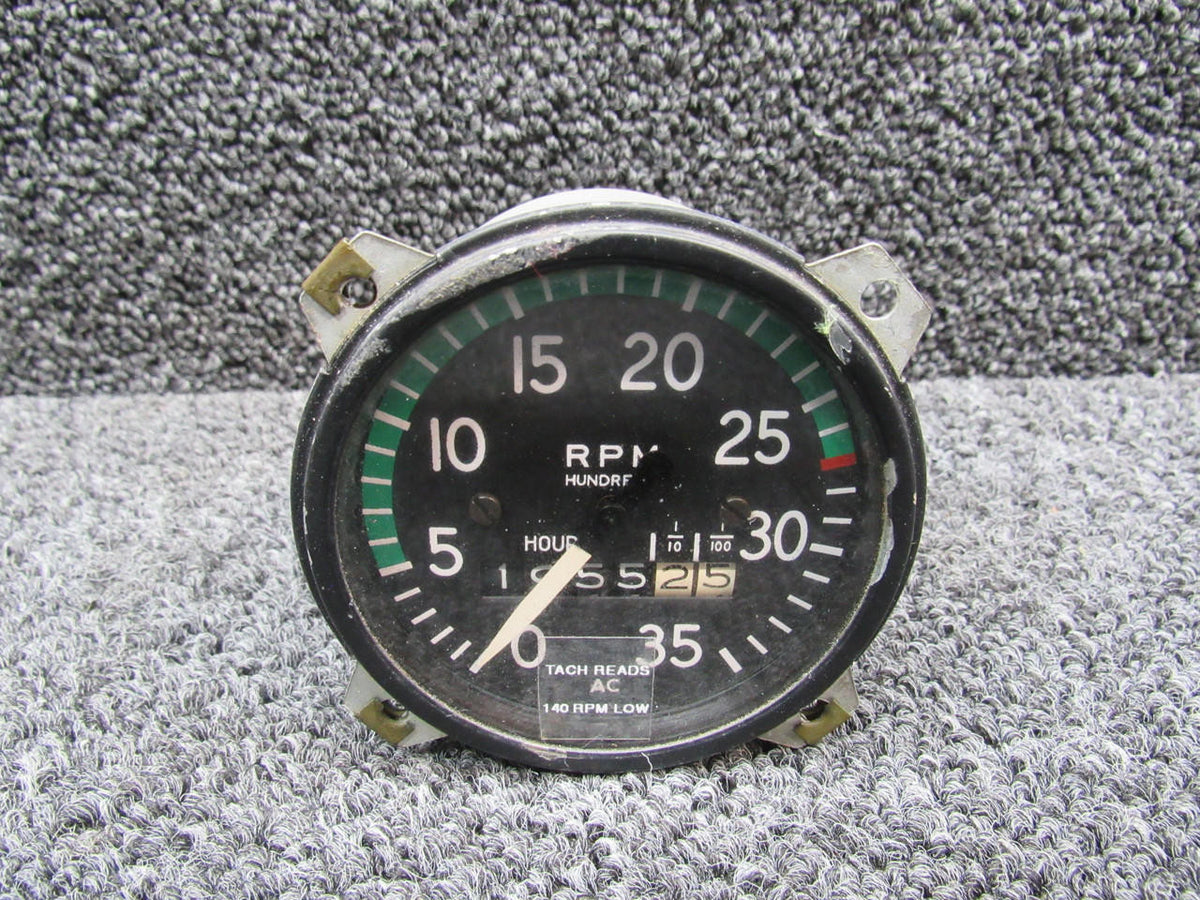 AC Mechanical Recording Tachometer Indicator (Hours: 1955.25)