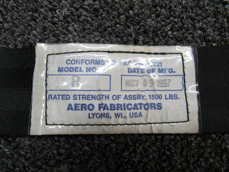Aero Fabricators 60304 Aero Fabricators Model R Seatbelt Assembly Rear