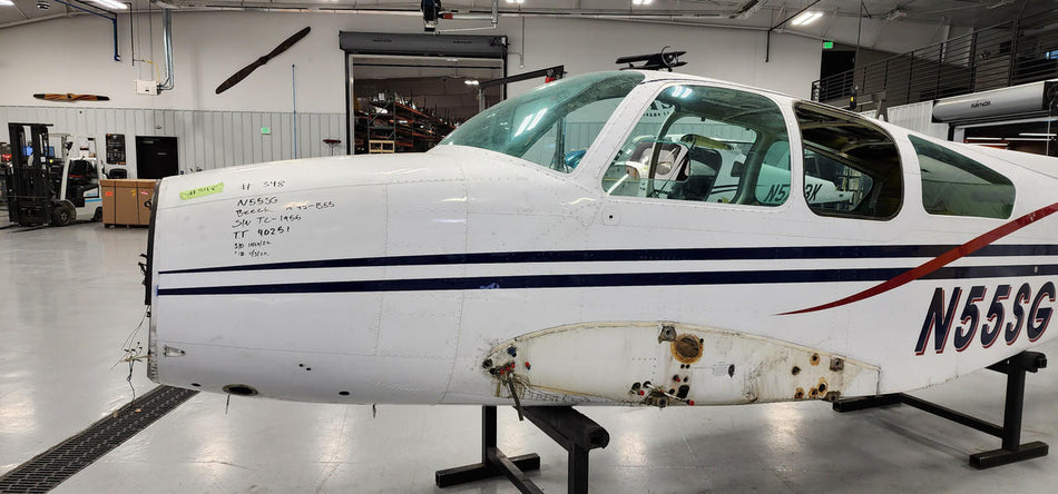 Beechcraft Parts Beechcraft 95-B55 Fuselage W/ Airworthiness, Bill of Sale, Data Tag & Log Books