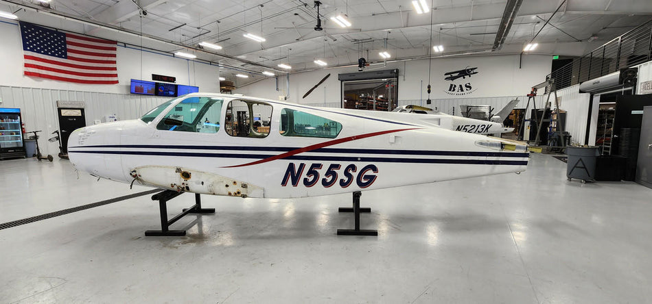 Beechcraft Parts Beechcraft 95-B55 Fuselage W/ Airworthiness, Bill of Sale, Data Tag & Log Books