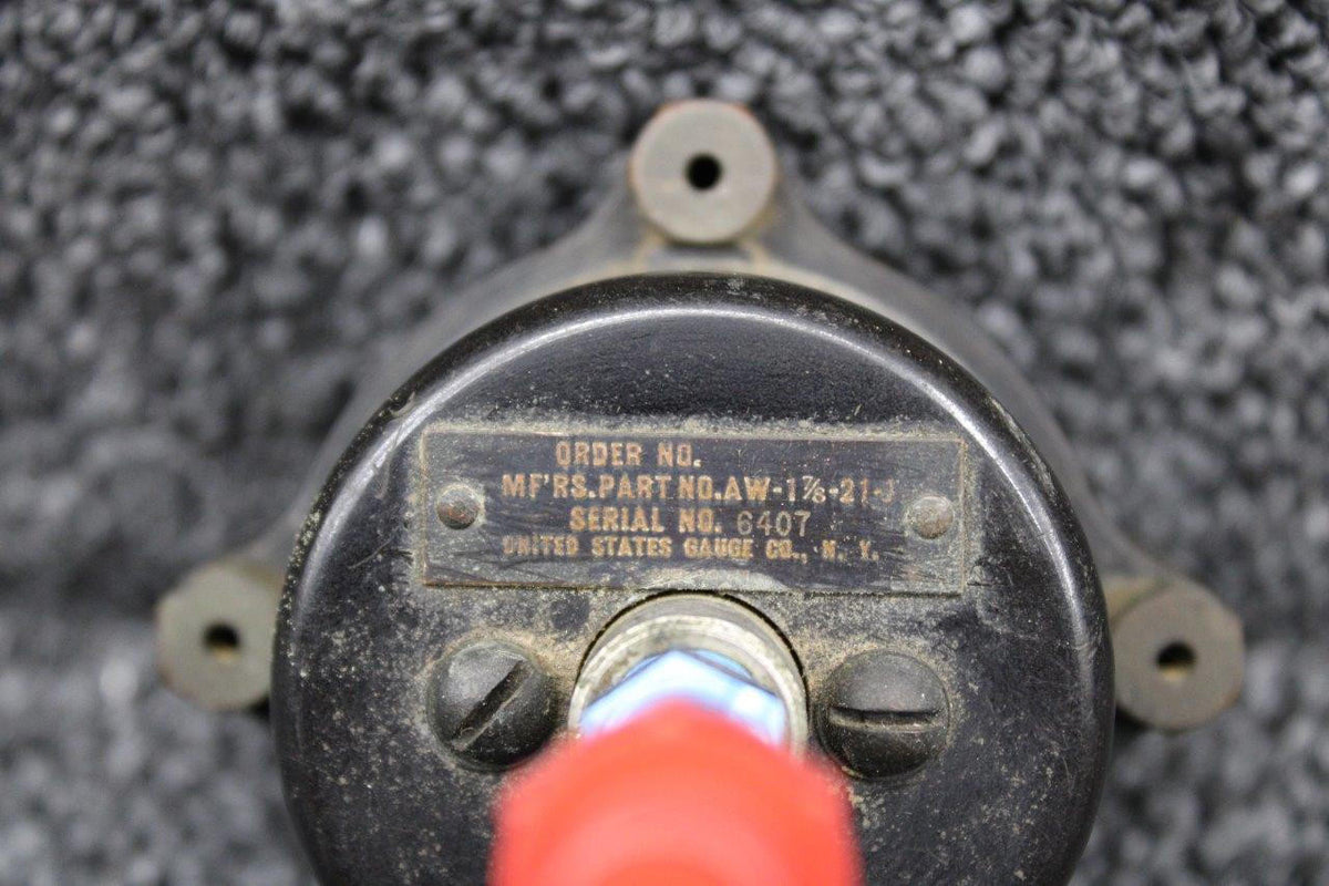 US Gauge AW-1-7/8-21-J US Gauge Co. Suction Gauge