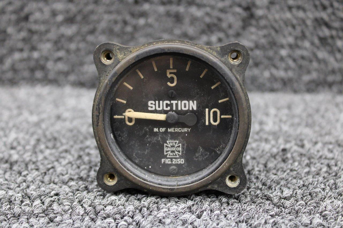 US Gauge AW-1-7/8-21-J US Gauge Co. Suction Gauge