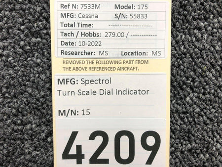 Spectrol 15 Turn Scale Dial Indicator