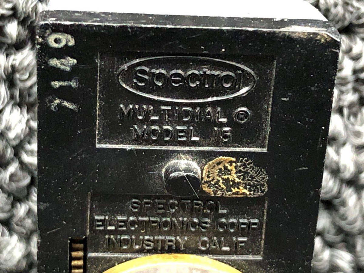 Spectrol 15 Turn Scale Dial Indicator