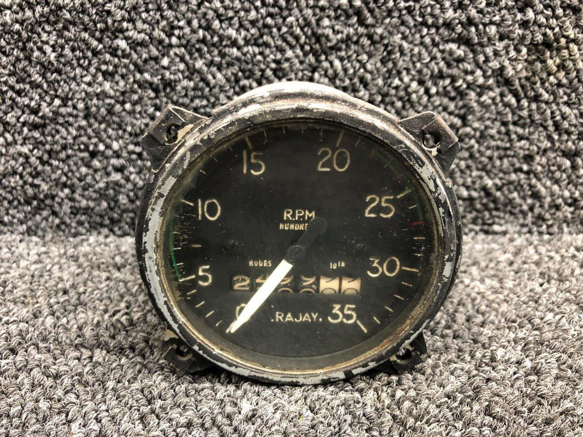 Cessna Aircraft Parts S-1512-1 Cessna 336 RPM / Tachometer Indicator (Hours: 2499.99)