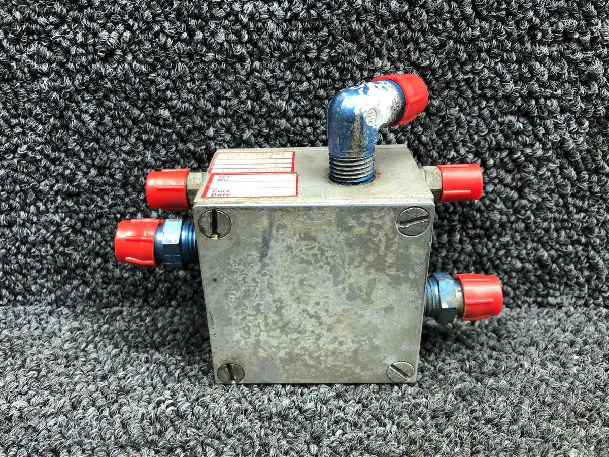 Cessna Aircraft Parts HE744-1 (USE: 1426028-2) H&E Fuel Selector Valve Assembly