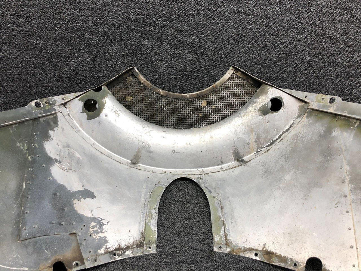 Cessna Aircraft Parts 1452201-25 Cessna 336 AFT Lower Engine Cowling Assembly (Patched)