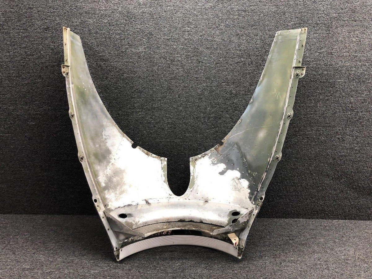 Cessna Aircraft Parts 1452201-25 Cessna 336 AFT Lower Engine Cowling Assembly (Patched)