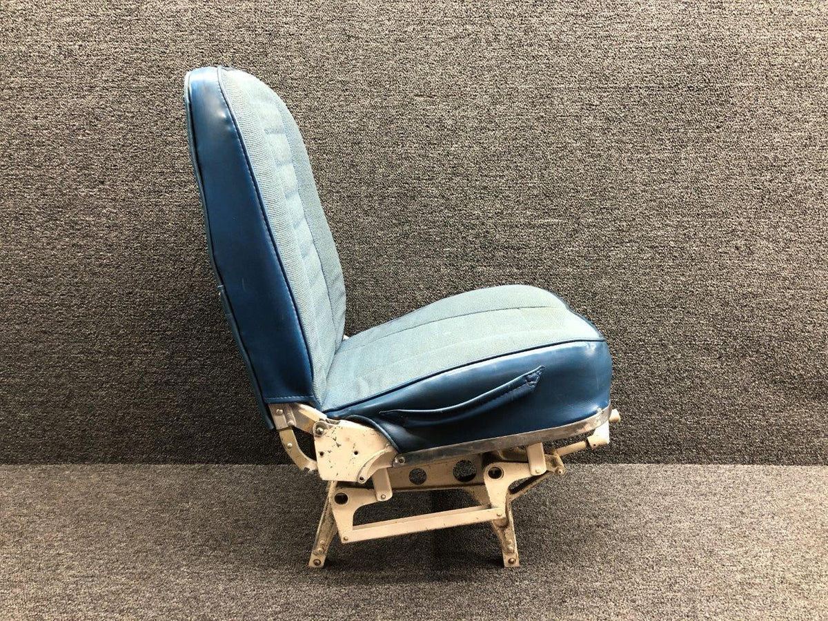 Cessna Aircraft Parts 0700630-7 Cessna 336 Pilot Seat Assembly W/ Vertical Adjust (Rails: 10")