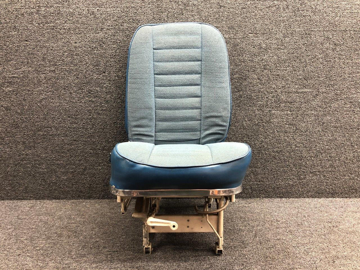 Cessna Aircraft Parts 0700630-7 Cessna 336 Pilot Seat Assembly W/ Vertical Adjust (Rails: 10")