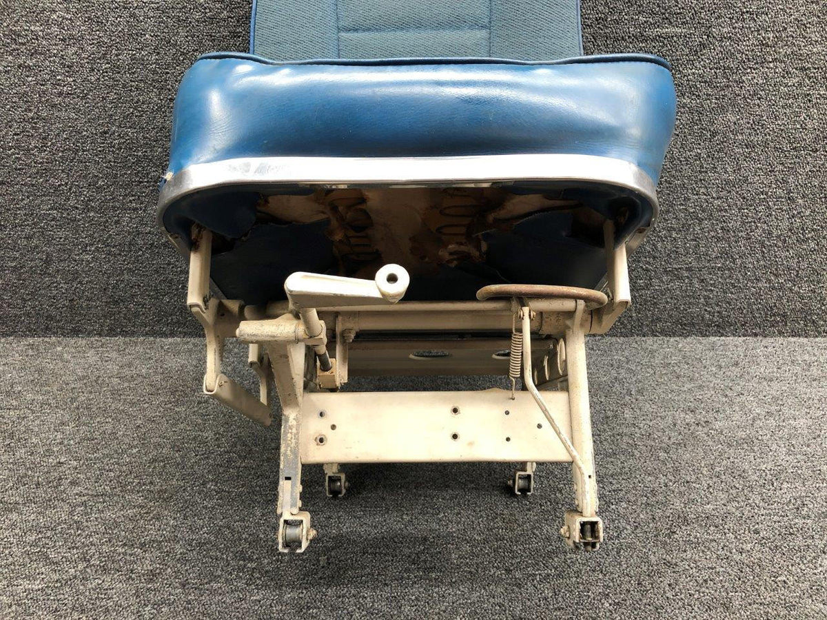 Cessna Aircraft Parts 0700630-7 Cessna 336 Pilot Seat Assembly W/ Vertical Adjust (Rails: 10")