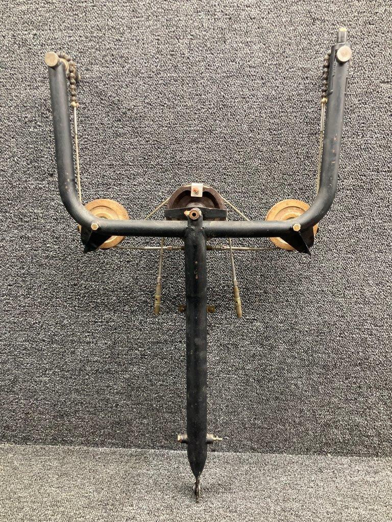 0560006-6 Cessna 172L Control Yoke Assembly W/ Pulleys & Cable
