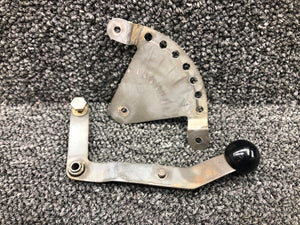 2413104-1 / S1249-2 Cessna 172RG Cowl Flap Lever Assembly W/ Bracket