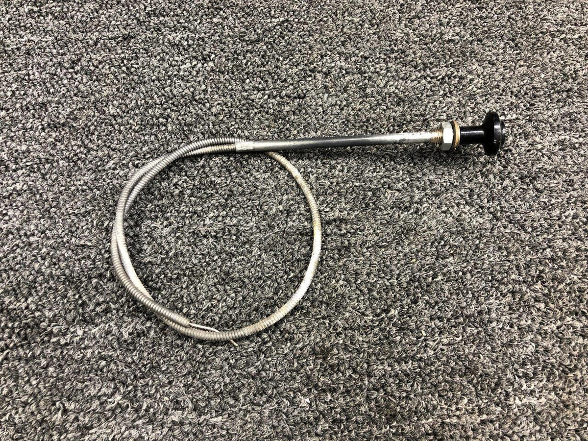Cessna Aircraft Parts S1239-48 Cessna 172N Cabin Air Control Cable Assembly (Length: 26-3/4")