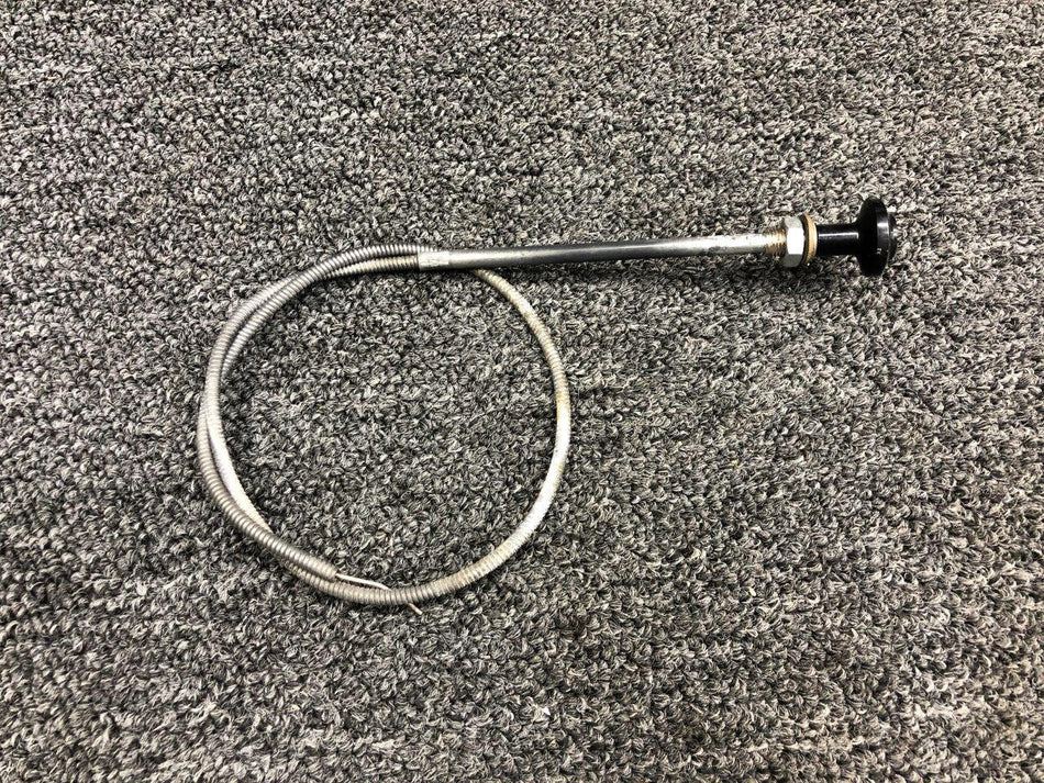Cessna Aircraft Parts S1239-48 Cessna 172N Cabin Air Control Cable Assembly (Length: 26-3/4")